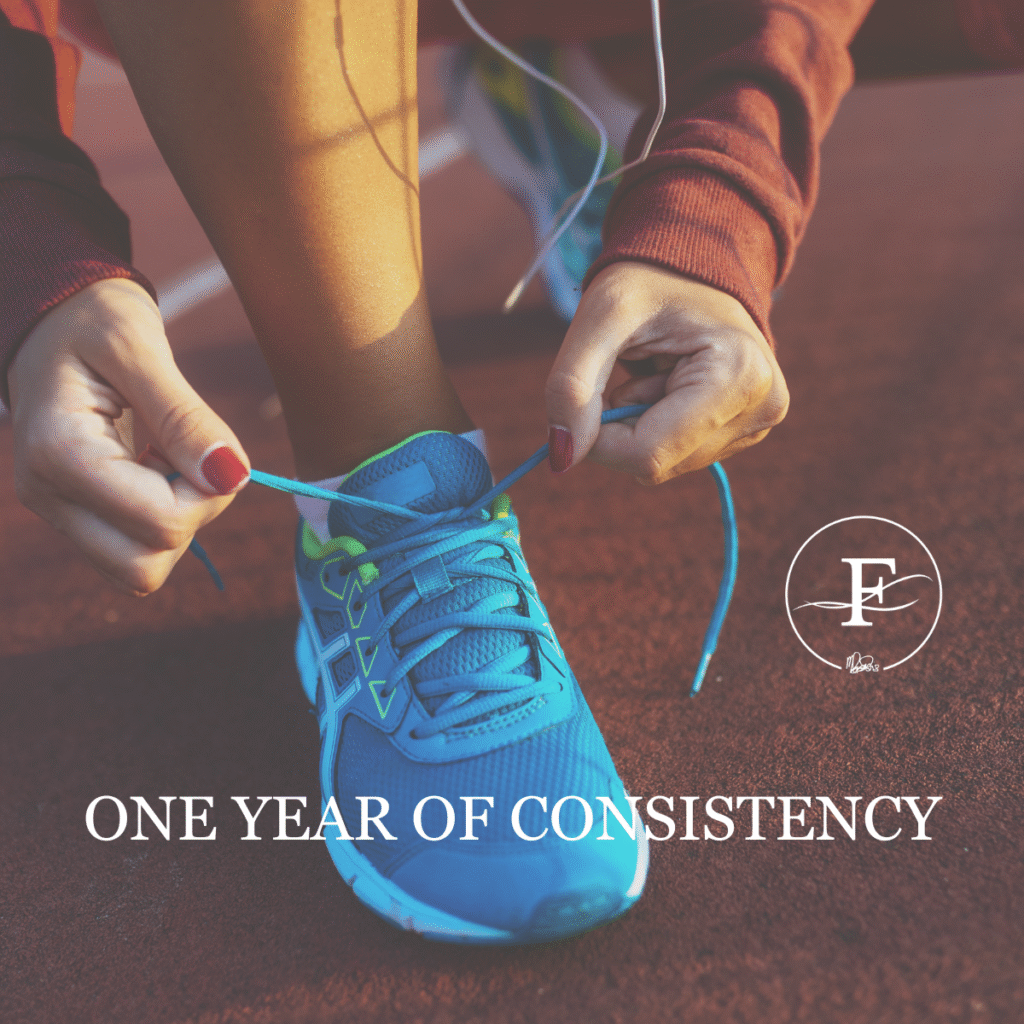 woman tying tennis shoe